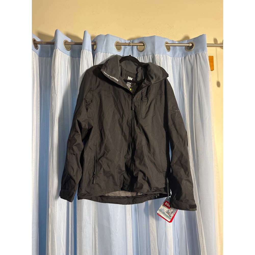 Helly Hansen Jacket Mens Medium Black New Subaru Helly Tech Protection Shell NWT